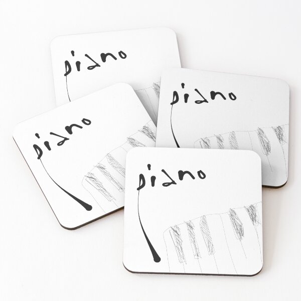 Item preview, Simple Piano Keyboard Sketch - Art Poster designed and sold by Red Onion.