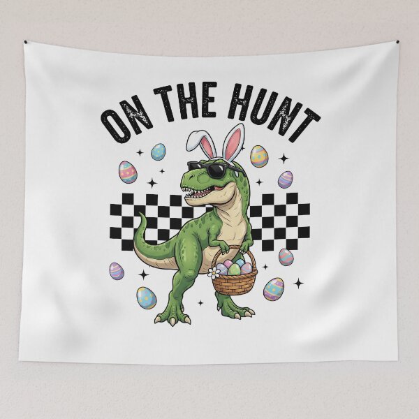 Item preview, Funny Dinosaur Easter Bunny designed and sold by chicdeboutique.