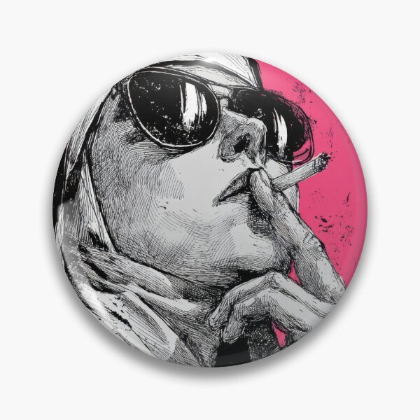 Item preview, Nun in shades smokes a cig designed and sold by anytka.