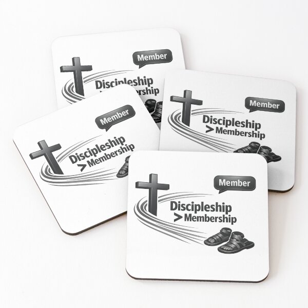 Item preview, Discipleship Over Membership Christian Walk designed and sold by Dresut.