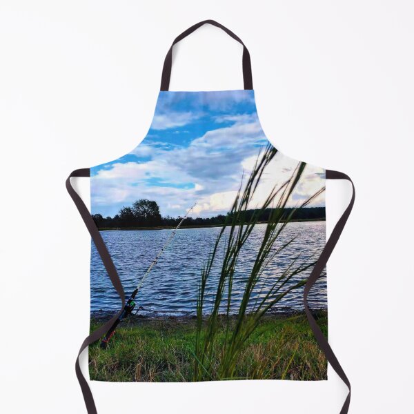 Item preview, Serene Lakeside Fishing Scene designed and sold by Stacey's unpromised.