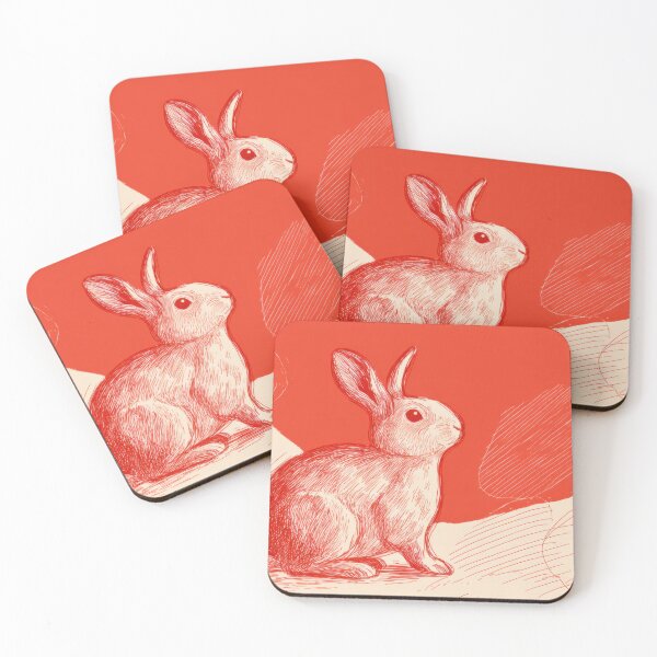 Item preview, Cute rabbit sitting on a surface designed and sold by anytka.
