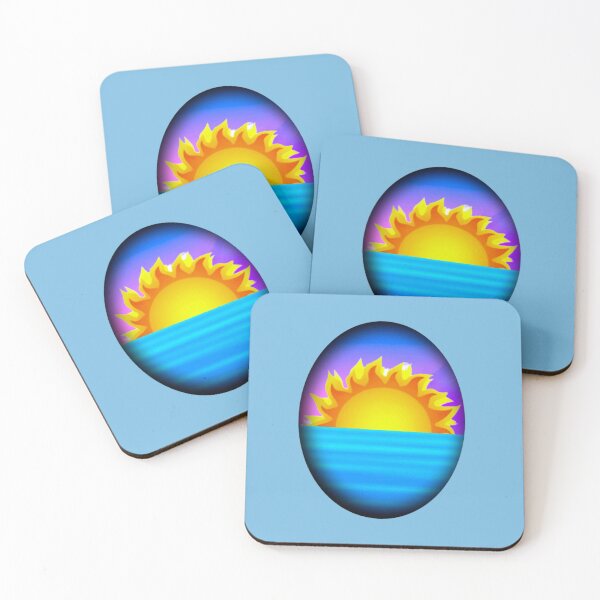 Item preview, Colorful Sunset Over Water designed and sold by Rockyctees.