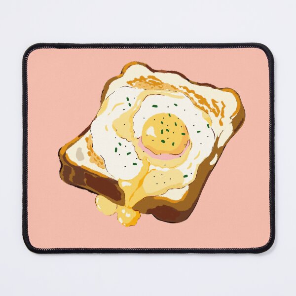 Item preview, toast and egg (food illustration) designed and sold by TsouChiungYu.