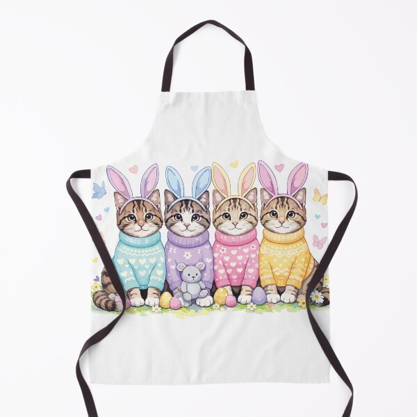 Item preview, Kittens & Easter Bunny Ears designed and sold by chicdeboutique.
