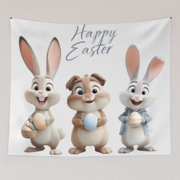Item preview, Cartoon Easter Party designed and sold by Retro Whimsy.
