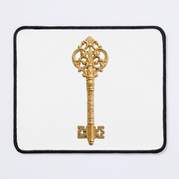 Item preview, Vintage Golden Skeleton Key Illustration designed and sold by Lovely Elen.