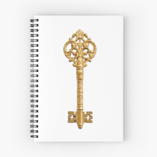 Item preview, Vintage Golden Skeleton Key Illustration designed and sold by Lovely Elen.