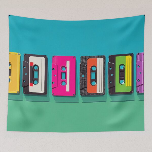 Item preview, Neatly arranged cassette tapes designed and sold by anytka.