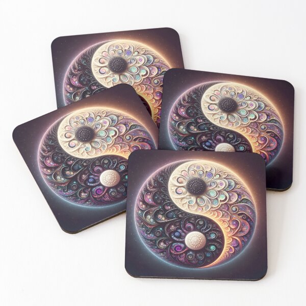 Item preview, Cosmic Fractal Yin Yang Mandala designed and sold by Sybille-Yates.