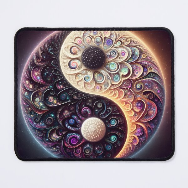 Item preview, Cosmic Fractal Yin Yang Mandala designed and sold by Sybille-Yates.