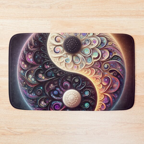 Item preview, Cosmic Fractal Yin Yang Mandala designed and sold by Sybille-Yates.