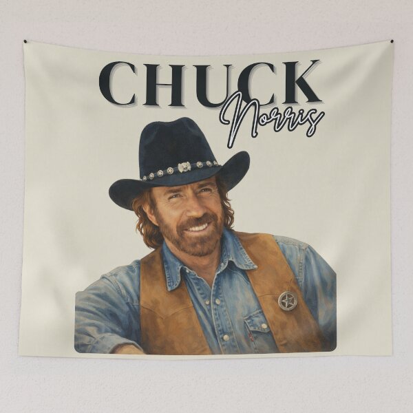 Item preview, Tribute to Chuck Norris (fan art) designed and sold by PopCultureAndStuff.