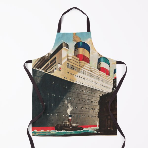 Item preview, Vintage Art Deco Travel Poster | United States Lines | Ship Leviathan | Ocean Liner Wall Art & Nautical Decor designed and sold by artofuniverse.
