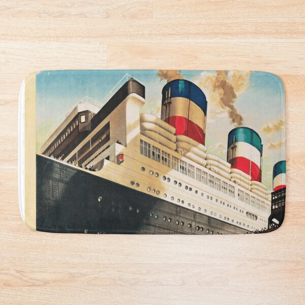Item preview, Vintage Art Deco Travel Poster | United States Lines | Ship Leviathan | Ocean Liner Wall Art & Nautical Decor designed and sold by artofuniverse.