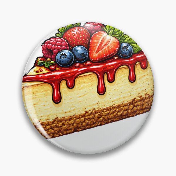 Item preview, Strawberry New York Cheesecake Slice designed and sold by redsharkuk.