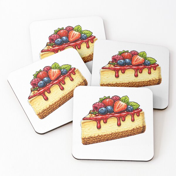 Item preview, Strawberry New York Cheesecake Slice designed and sold by redsharkuk.