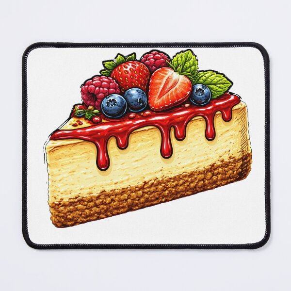 Item preview, Strawberry New York Cheesecake Slice designed and sold by redsharkuk.