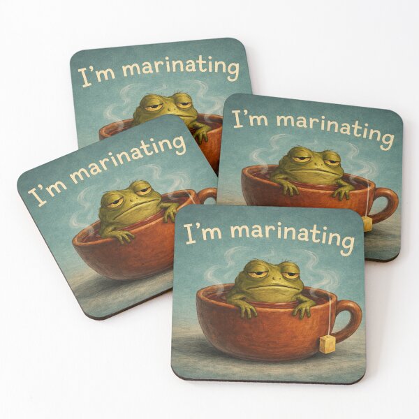Item preview, Moody Frog Marinating designed and sold by PurrfectWhisper.