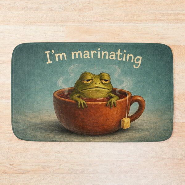 Item preview, Moody Frog Marinating designed and sold by PurrfectWhisper.