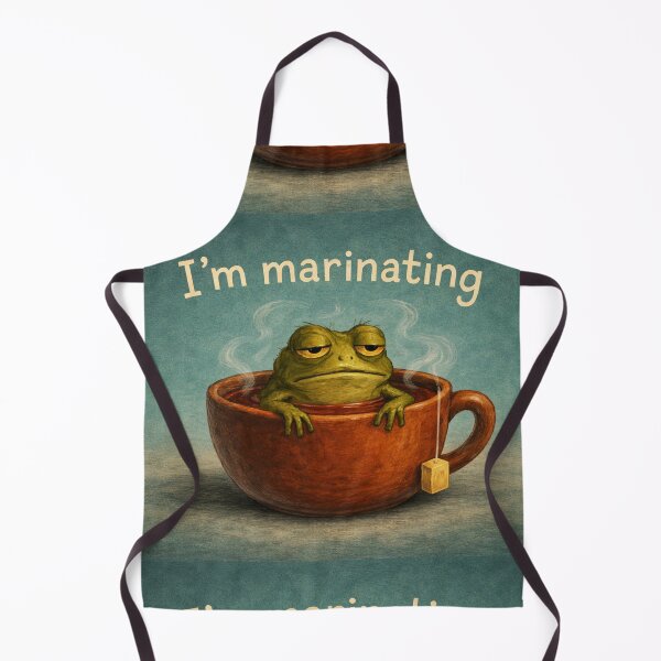Item preview, Moody Frog Marinating designed and sold by PurrfectWhisper.