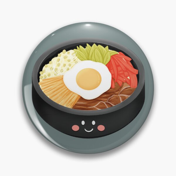 Item preview, Cute Bibimbap Bowl Art designed and sold by DeuramaUnnie.