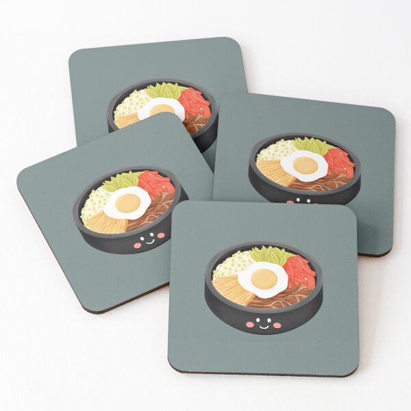 Item preview, Cute Bibimbap Bowl Art designed and sold by DeuramaUnnie.
