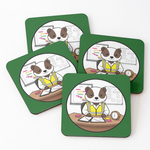 Item preview, Badger Project Manager: Master of Deadlines designed and sold by BGM by AI.