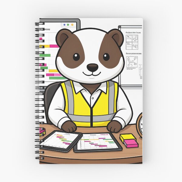 Item preview, Badger Project Manager: Master of Deadlines designed and sold by BGM by AI.