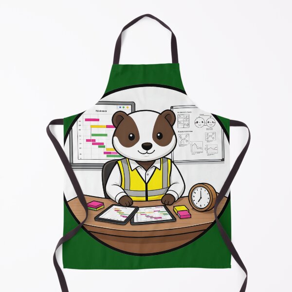 Item preview, Badger Project Manager: Master of Deadlines designed and sold by BGM by AI.