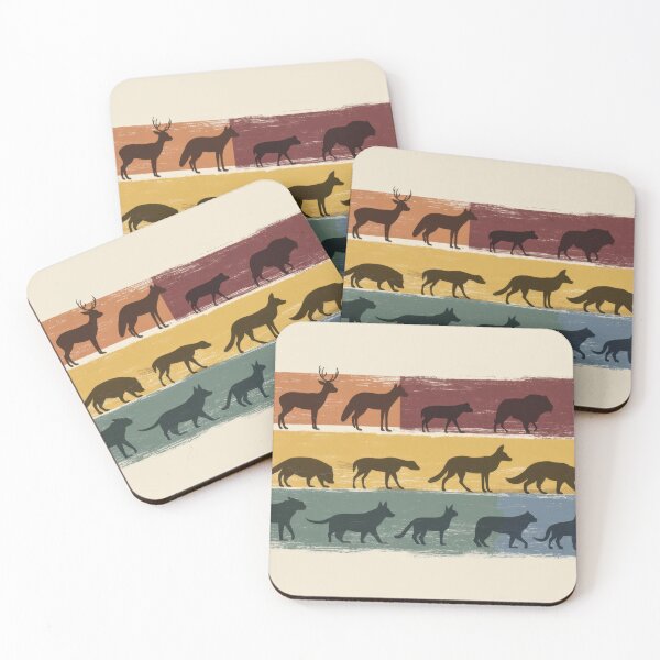 Item preview, Colored animal silhouettes designed and sold by anytka.