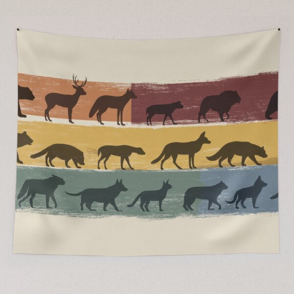 Item preview, Colored animal silhouettes designed and sold by anytka.