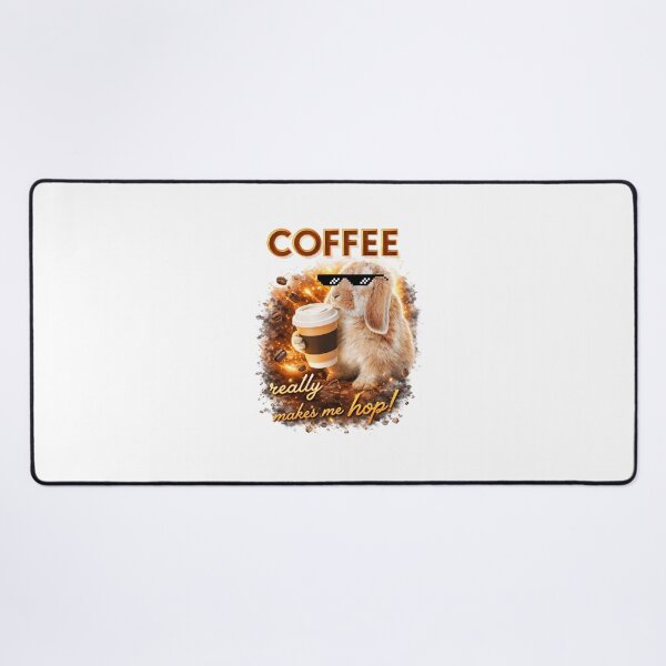 Item preview, Coffee really makes me hop! designed and sold by Avancal-Indy.