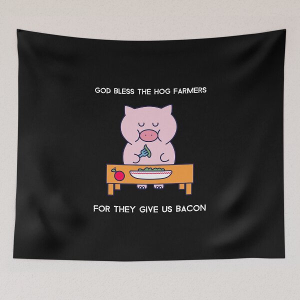 Item preview, Pig Chef Bacon Blessings Tee designed and sold by Farmon52nd.