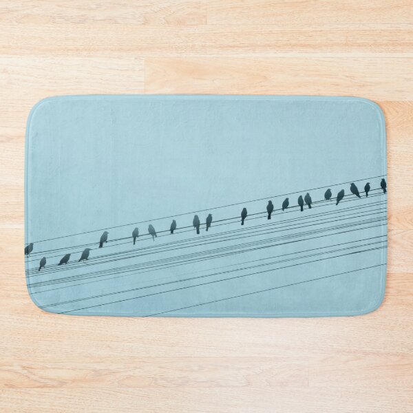 Item preview, Birds sit on power lines during day designed and sold by anytka.