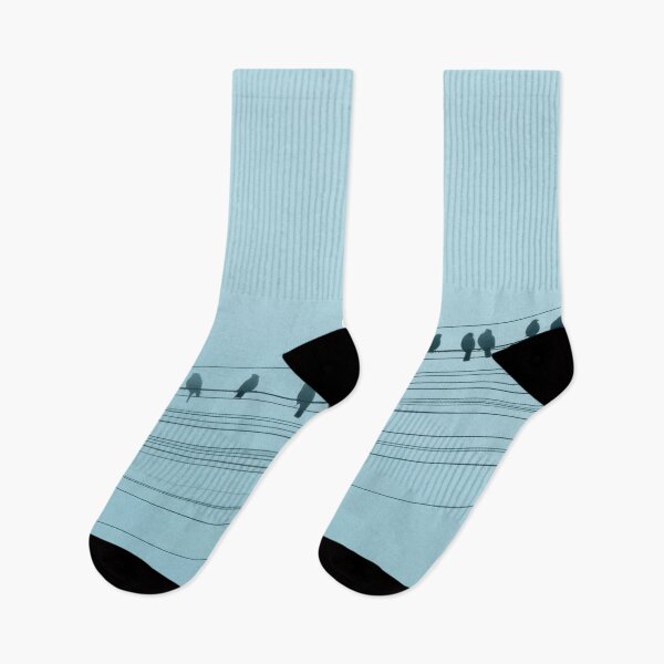 Item preview, Birds sit on power lines during day designed and sold by anytka.