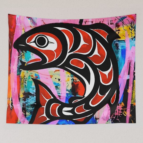 Item preview, Fish Abstract designed and sold by ViaARTfactory.