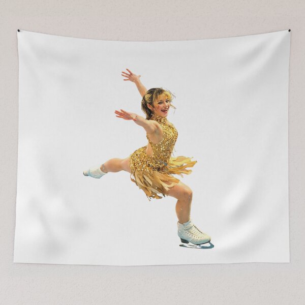 Item preview, Joyful Figure Skater, Golden Ice Skating Aesthetic Design designed and sold by origin-arthouse.