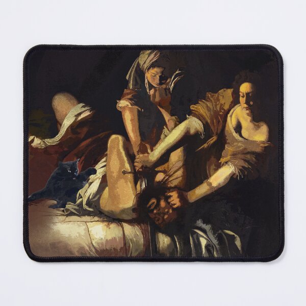Item preview, Kuro Kitty in Art History: Judith Beheading Holofernes, Artemisia Gentileschi  designed and sold by NowellM.