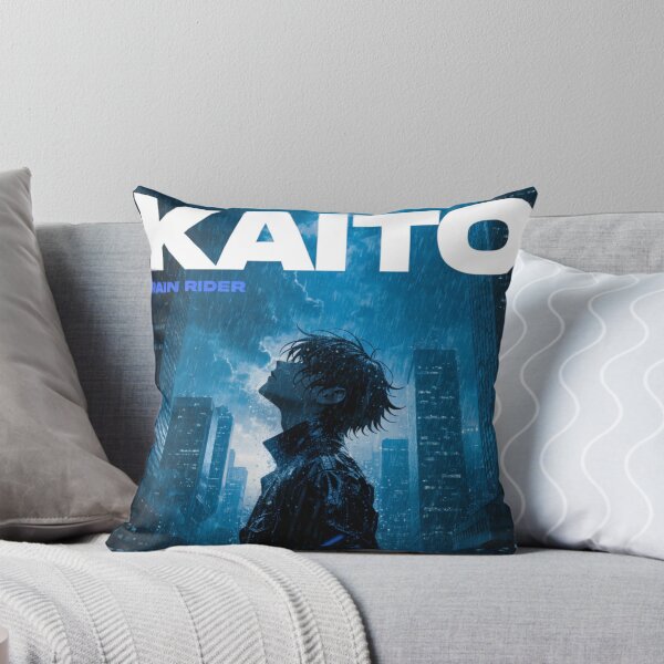 Artikelvorschau, Kaito Dark Anime Charakter Streetwear Grafik entworfen und verkauft von InkDropLabs.