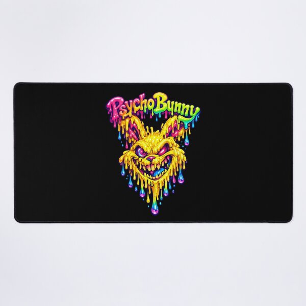Item preview, Psycho Bunny Melting Neon Drip – Creepy Cute Horror designed and sold by SidTastic .