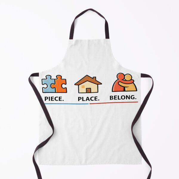 Item preview, Piece Place Belong Shirt – Minimal Inclusion Design, Mental Health & Belonging, Autism Awareness Gift designed and sold by Be-You-Vibes.