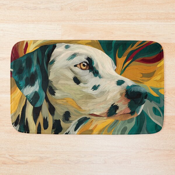 Item preview, Dog White Black Colors Illustration Aesthetic Landscapes  designed and sold by ART ATTACK ZONE.