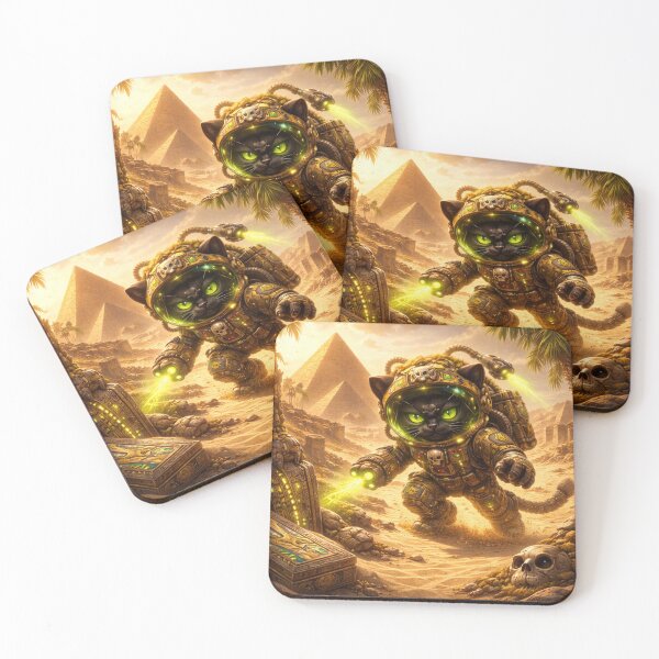 Item preview, Desert Relic Warrior Cat designed and sold by FontheadArt.