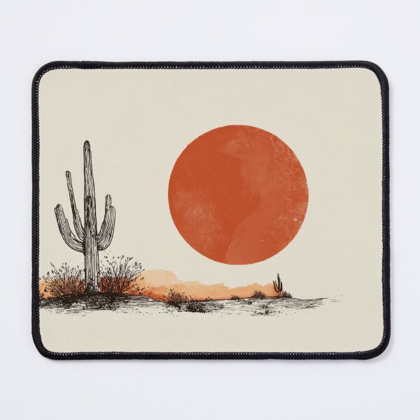 Item preview, Sunset over desert with cactus designed and sold by anytka.
