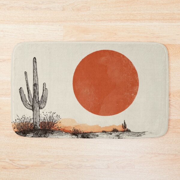 Item preview, Sunset over desert with cactus designed and sold by anytka.