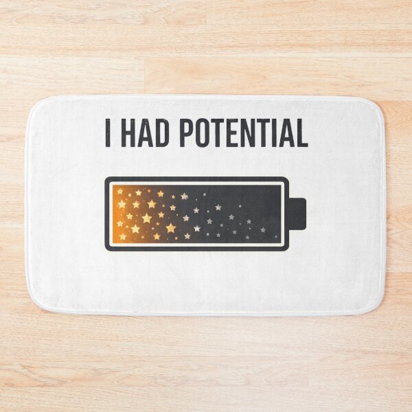 Item preview, i had potential funny sarcastic  designed and sold by trendie-tees.