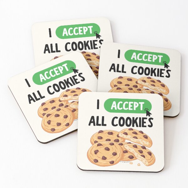 Item preview, I Accept All Cookies designed and sold by MariePopPrints.