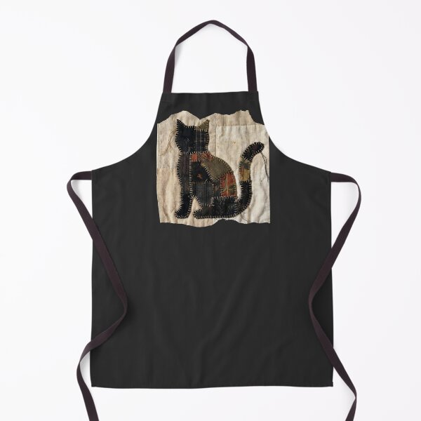 Item preview, Patchwork Black Cat designed and sold by TackyTime.