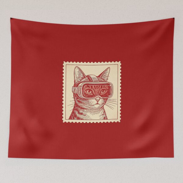 Item preview, Cat with diving goggles designed and sold by hhh-art.